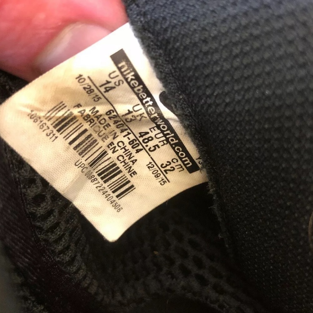 Nike Air Foamposite Pro University Red Black 14 - Picture 8 of 8